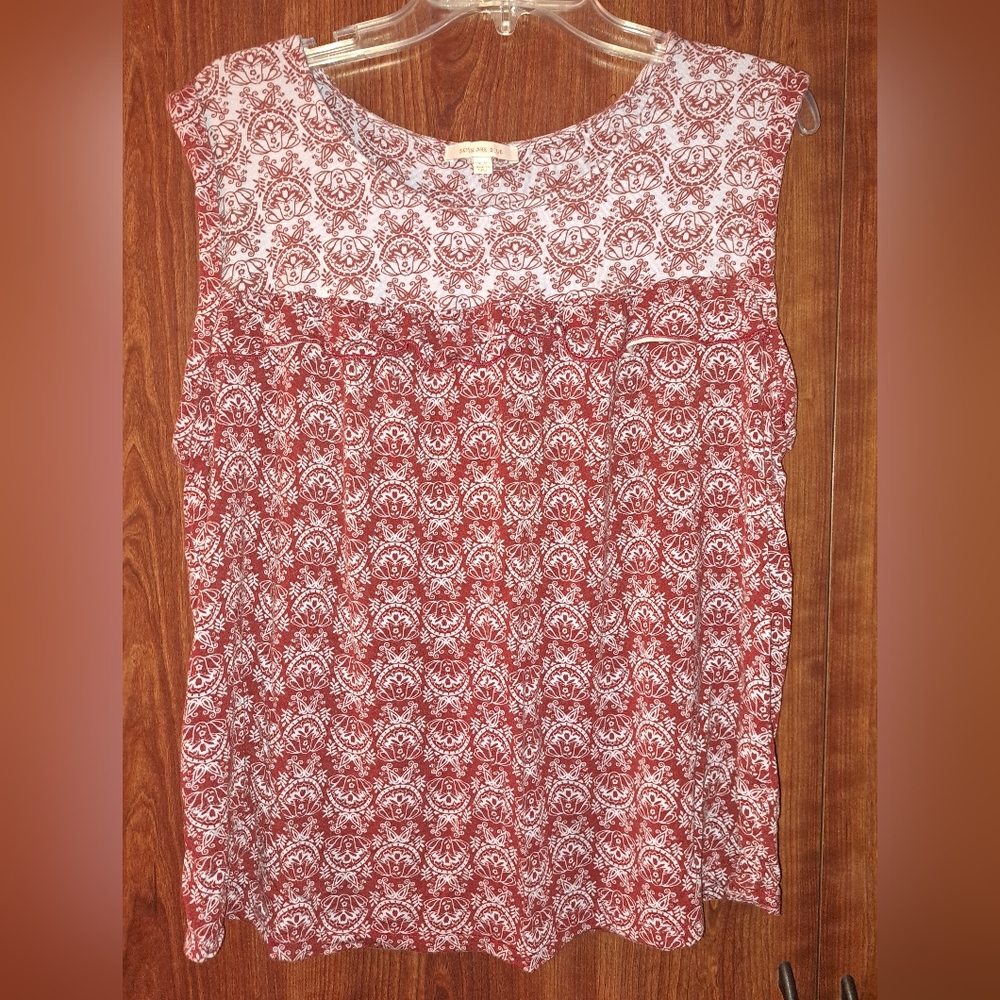 Skies are Blue sleeveless shirt